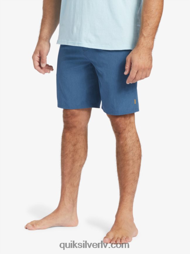 vīriešiem Quiksilver waterman suva 20 amfībijas borta šorti praporščiks zils 88064R779