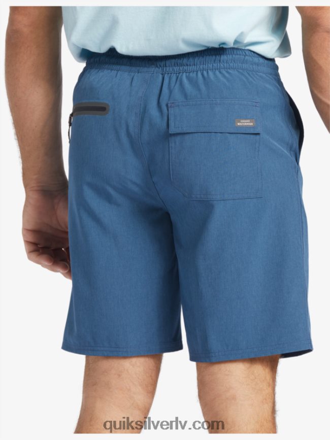 vīriešiem Quiksilver waterman suva 20 amfībijas borta šorti praporščiks zils 88064R779