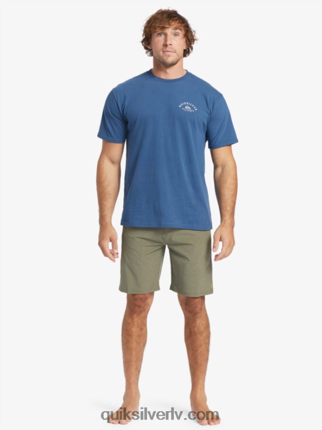 vīriešiem Quiksilver waterman suva 20 amfībijas borta šorti putekļainās olīvas 88064R782