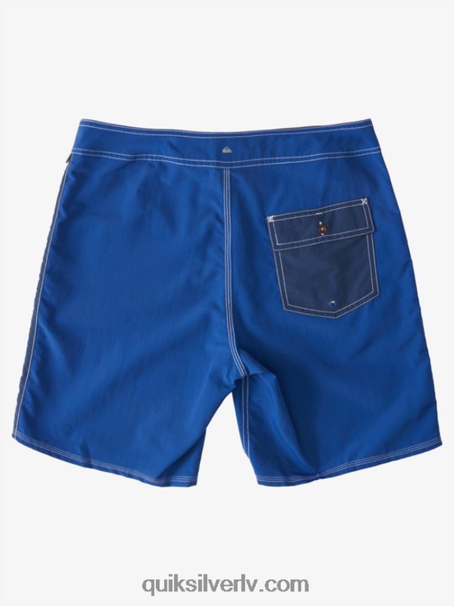 vīriešiem Quiksilver waterman throwback 19 dēļu šorti Monako zils 88064R1856