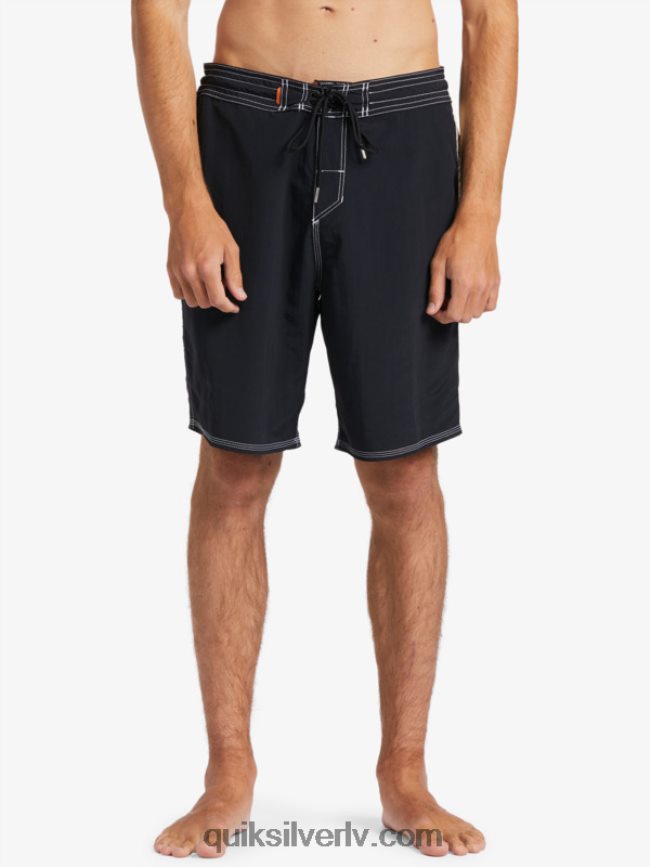 vīriešiem Quiksilver waterman throwback 19 dēļu šorti melns 88064R1855