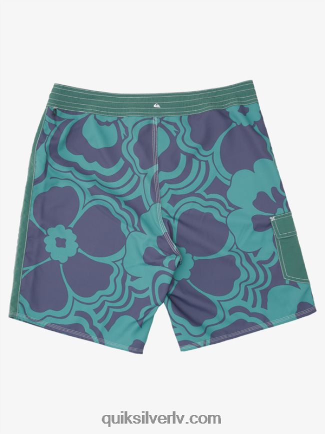 vīriešiem Quiksilver waterman throwback print 19 dēļu šorti dūmu priedes atrāviens 88064R1437