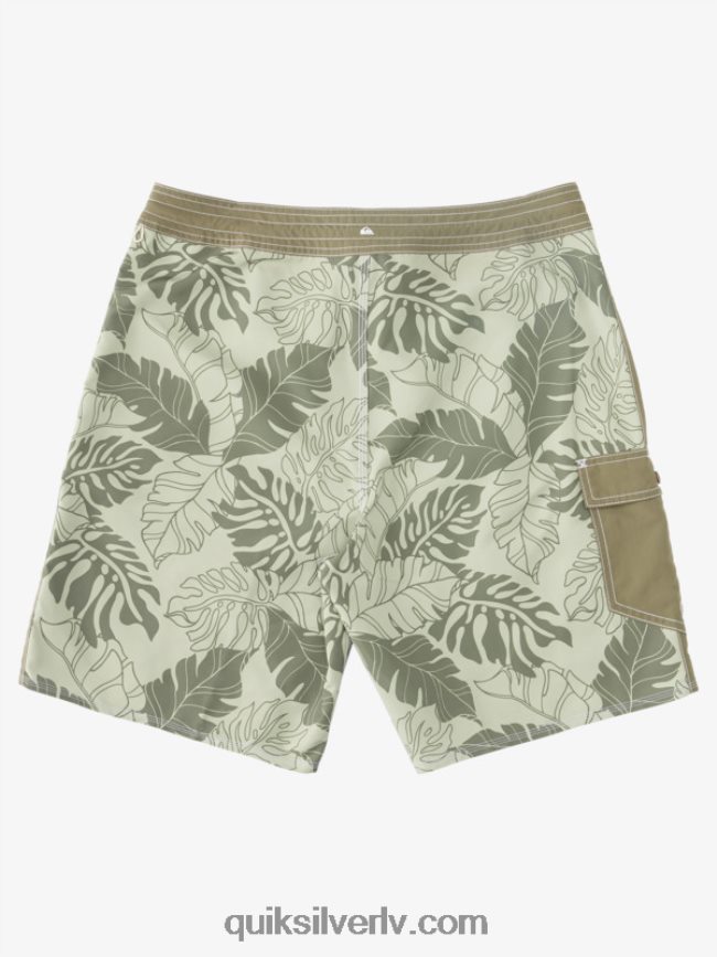 vīriešiem Quiksilver waterman throwback print 2 19 boardšorti tējas atrāviens 88064R850