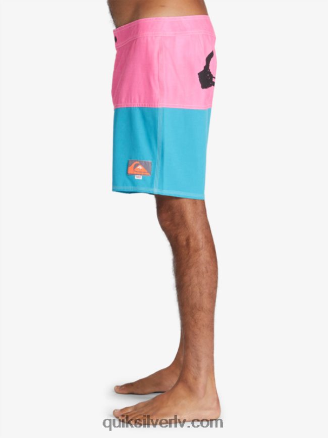 vīriešiem Quiksilver x Stranger lietas butt logo 1986 17 dēļa šorti Lenora kalni 88064R1720
