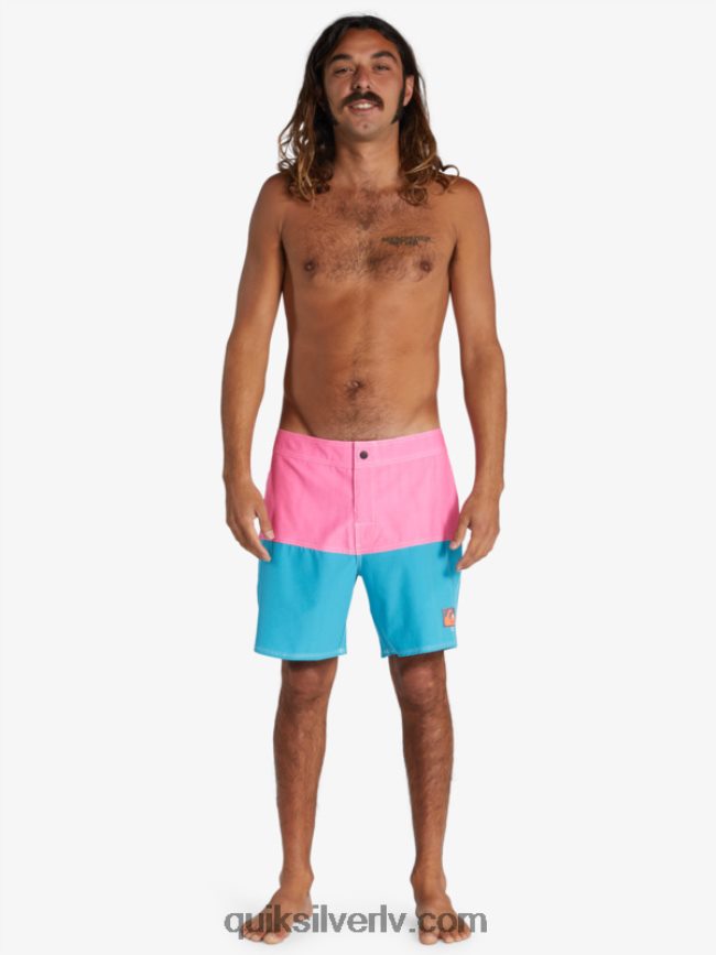 vīriešiem Quiksilver x Stranger lietas butt logo 1986 17 dēļa šorti Lenora kalni 88064R1720