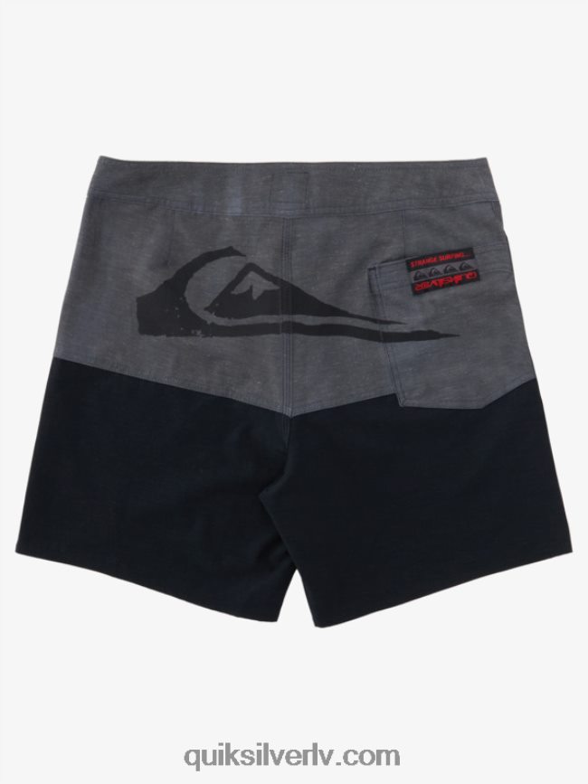 vīriešiem Quiksilver x Stranger lietas butt logo 1986 17 dēļa šorti otrādi 88064R1719
