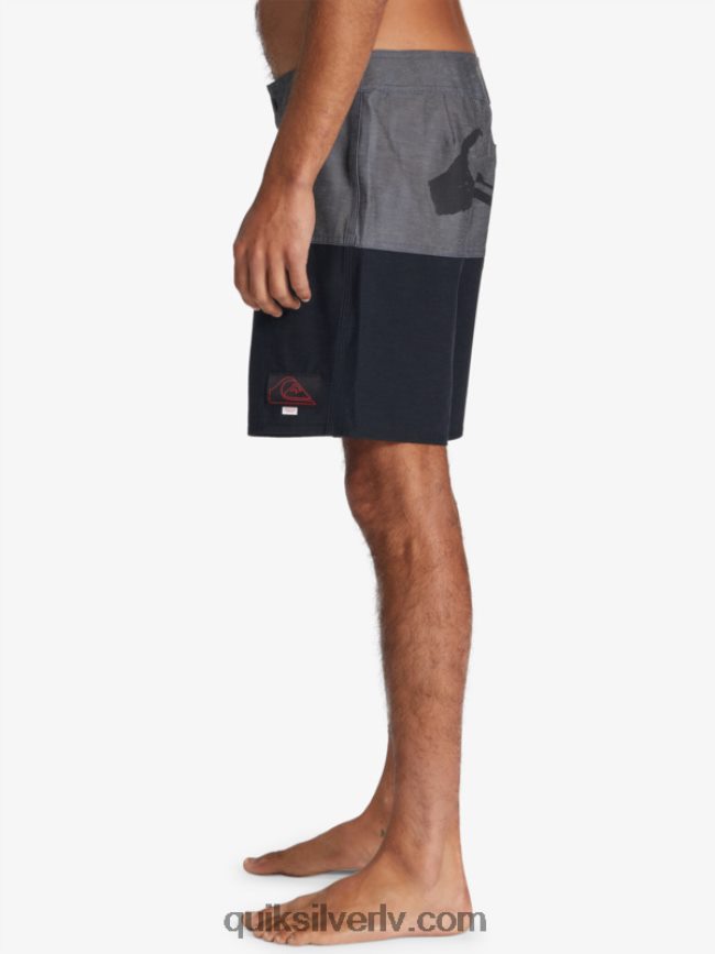 vīriešiem Quiksilver x Stranger lietas butt logo 1986 17 dēļa šorti otrādi 88064R1719