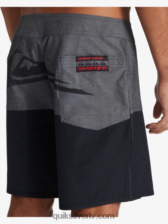 vīriešiem Quiksilver x Stranger lietas butt logo 1986 17 dēļa šorti otrādi 88064R1719