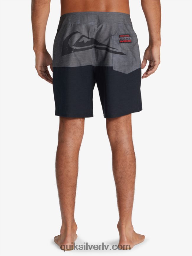 vīriešiem Quiksilver x Stranger lietas butt logo 1986 17 dēļa šorti otrādi 88064R1719