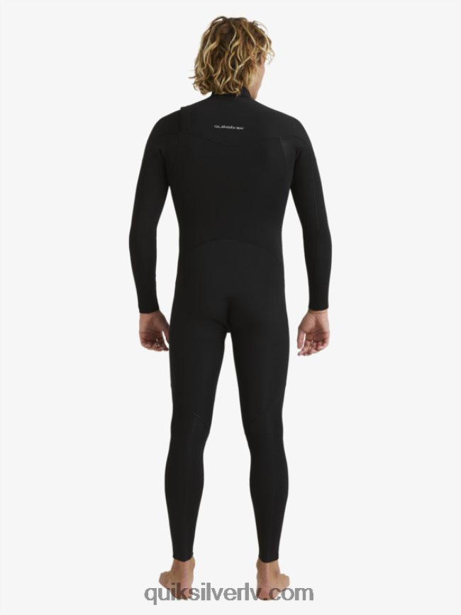 vīriešiem Quiksilver 3/2 ikdienas sesiju hidrotērps ar rāvējslēdzēju melns 88064R1280