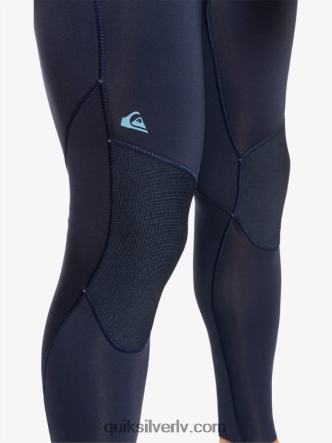 vīriešiem Quiksilver 3/2 ikdienas sesiju hidrotērps ar rāvējslēdzēju tumši tumši/melns 88064R1278