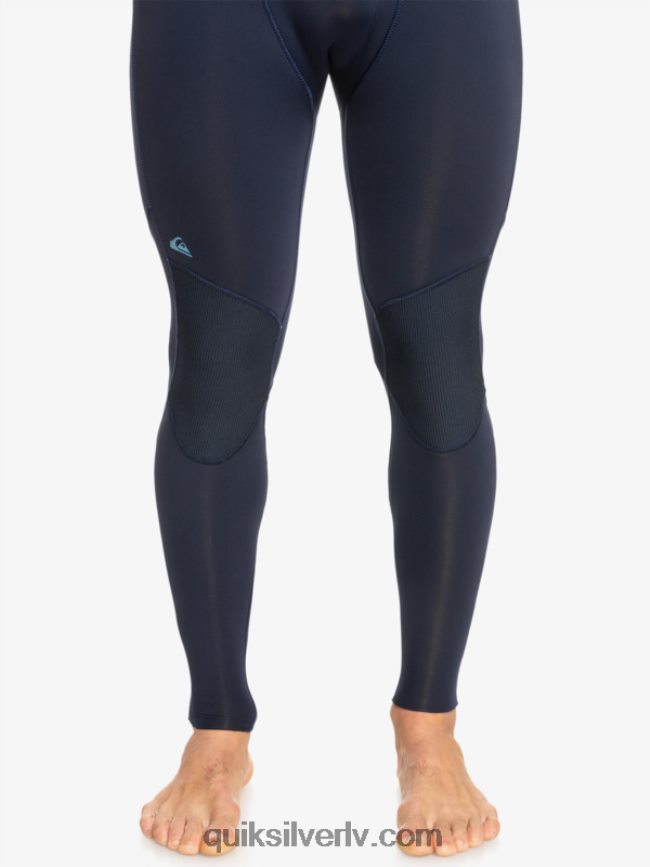 vīriešiem Quiksilver 3/2 ikdienas sesiju hidrotērps ar rāvējslēdzēju tumši tumši/melns 88064R1278