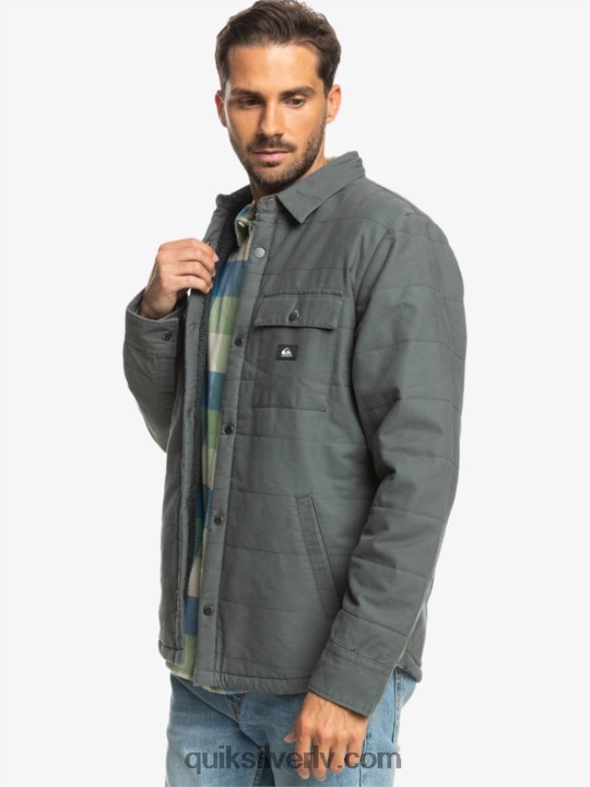 vīriešiem Quiksilver sliedes audekla mājas darbu jaka dzelzs vārti 88064R1566