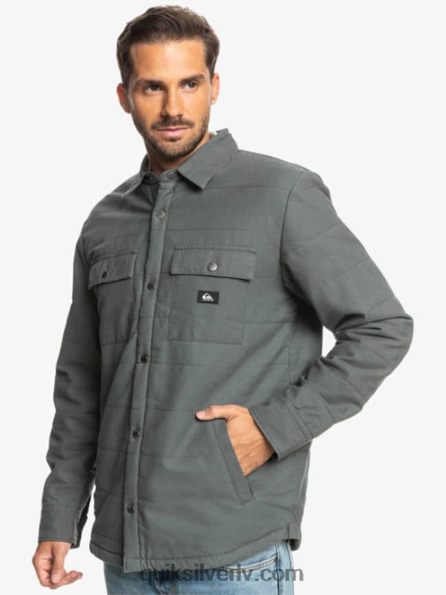 vīriešiem Quiksilver sliedes audekla mājas darbu jaka dzelzs vārti 88064R1566
