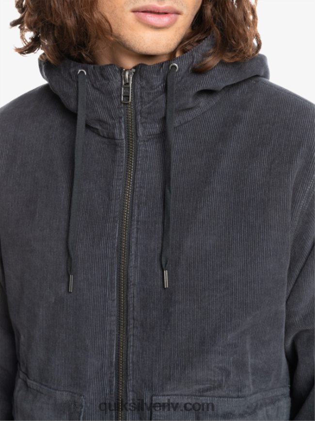 vīriešiem Quiksilver trīskāršā velveta jaka asfalts 88064R1558