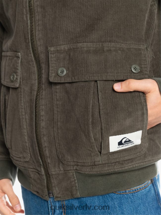 vīriešiem Quiksilver trīskāršā velveta jaka vīnogu lapa 88064R1557