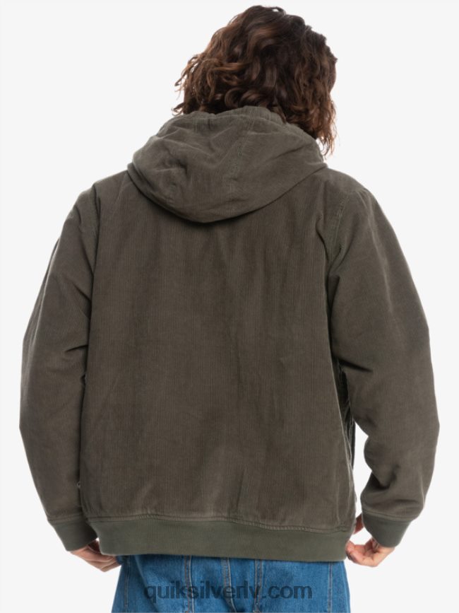 vīriešiem Quiksilver trīskāršā velveta jaka vīnogu lapa 88064R1557