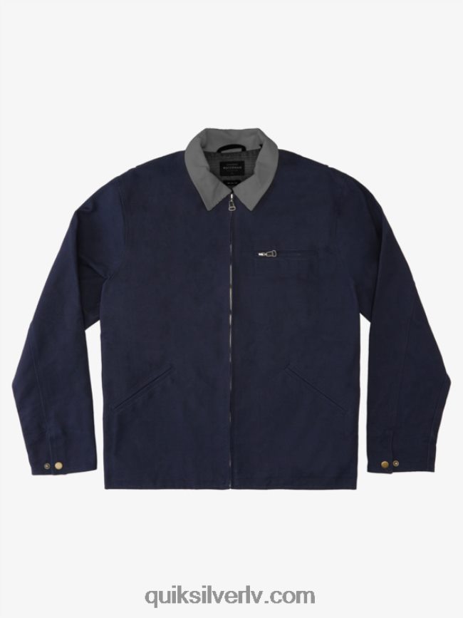 vīriešiem Quiksilver waterman wave chore darba apģērba jaka Odiseja pelēka 88064R1177