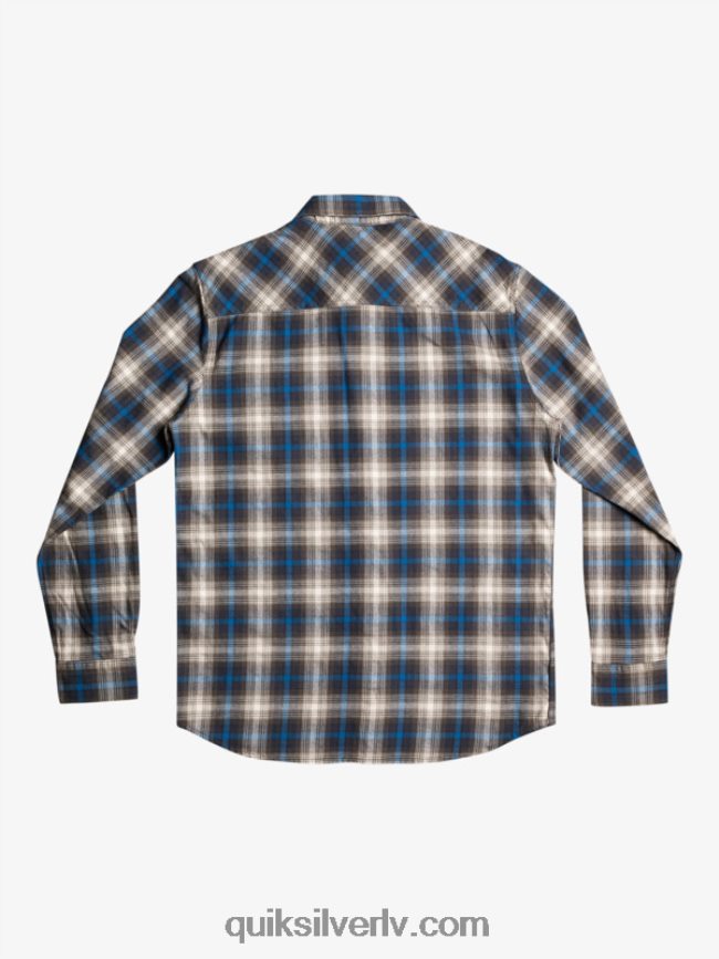 vīriešiem Quiksilver Cramond stretch krekls ar garām piedurknēm vīnogu lapu kramonds 88064R1048