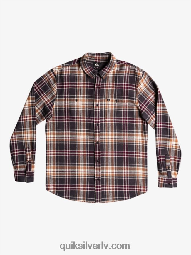vīriešiem Quiksilver Intrepide explorer flaneļa krekls ar garām piedurknēm fantoma bezbailīgs 88064R1771