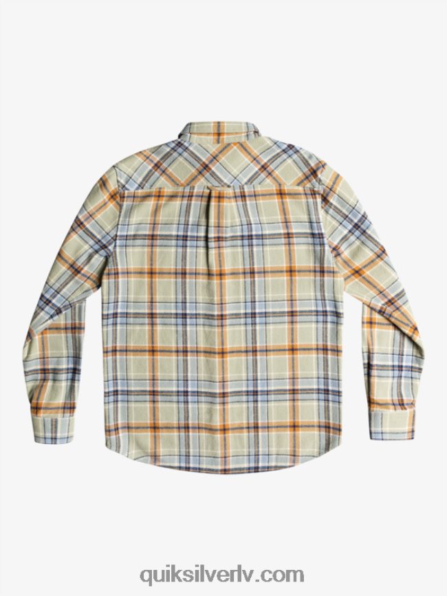 vīriešiem Quiksilver Intrepide explorer flaneļa krekls ar garām piedurknēm tuksneša salvija bezbailīgs 88064R1772