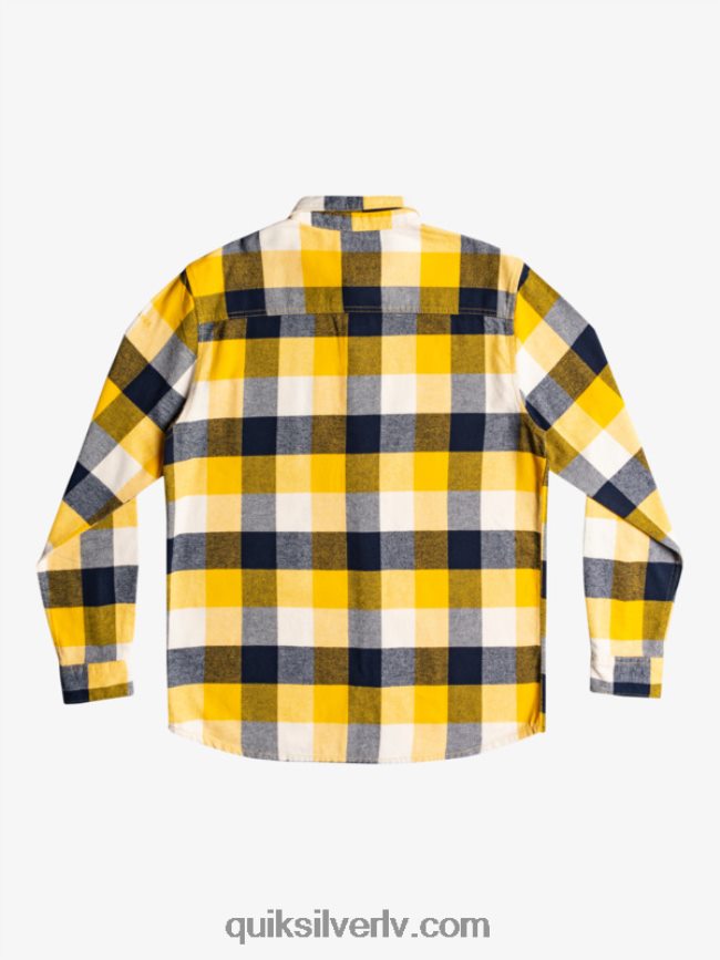 vīriešiem Quiksilver Motherfly flaneļa krekls ar garām piedurknēm bērzu mātere 223 88064R1575