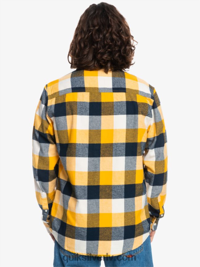 vīriešiem Quiksilver Motherfly flaneļa krekls ar garām piedurknēm bērzu mātere 223 88064R1575