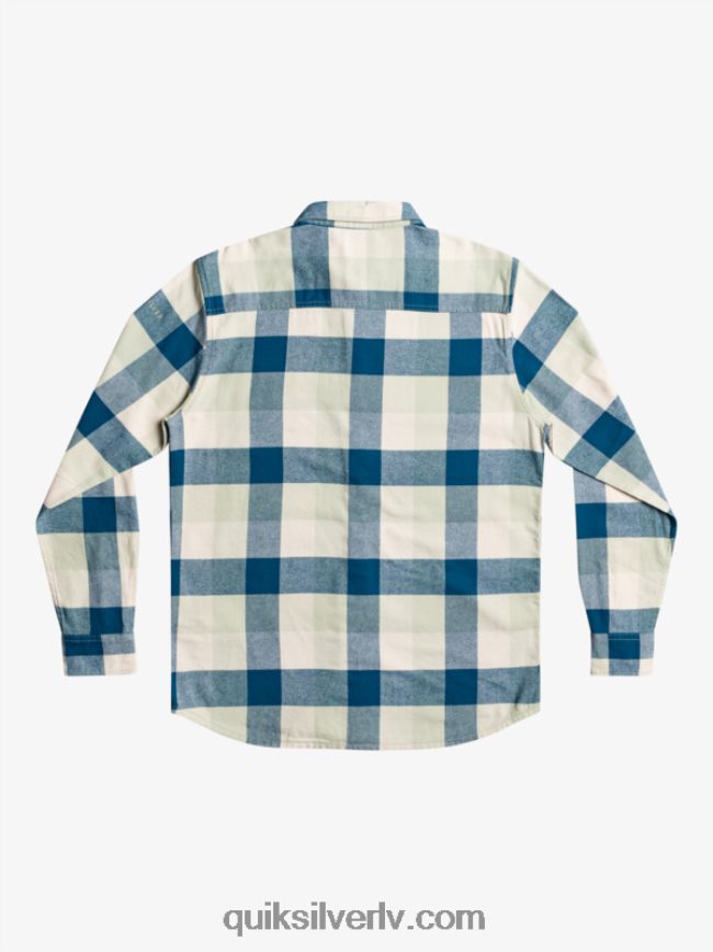 vīriešiem Quiksilver Motherfly flaneļa krekls ar garām piedurknēm tuksneša salvijas mātīte 88064R1573