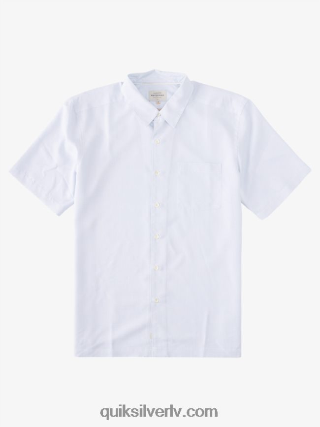 vīriešiem Quiksilver Waterman kings Cliff krekls ar īsām piedurknēm balto karaļu klints 88064R281