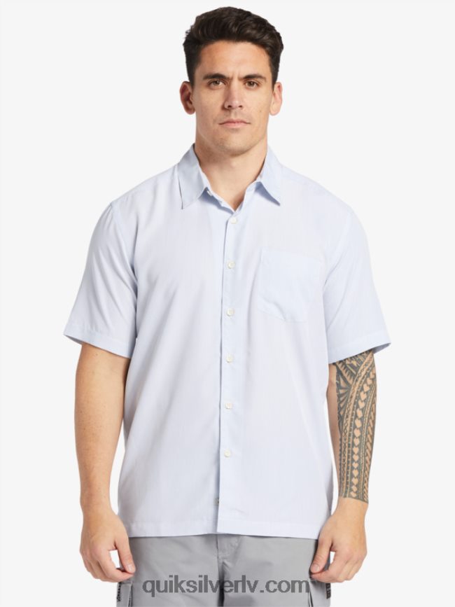 vīriešiem Quiksilver Waterman kings Cliff krekls ar īsām piedurknēm balto karaļu klints 88064R281