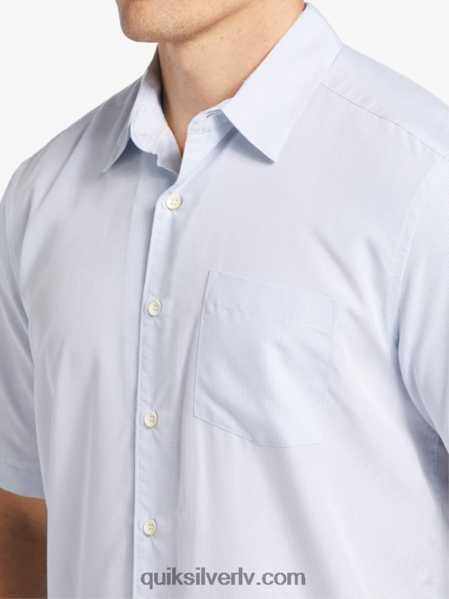 vīriešiem Quiksilver Waterman kings Cliff krekls ar īsām piedurknēm balto karaļu klints 88064R281