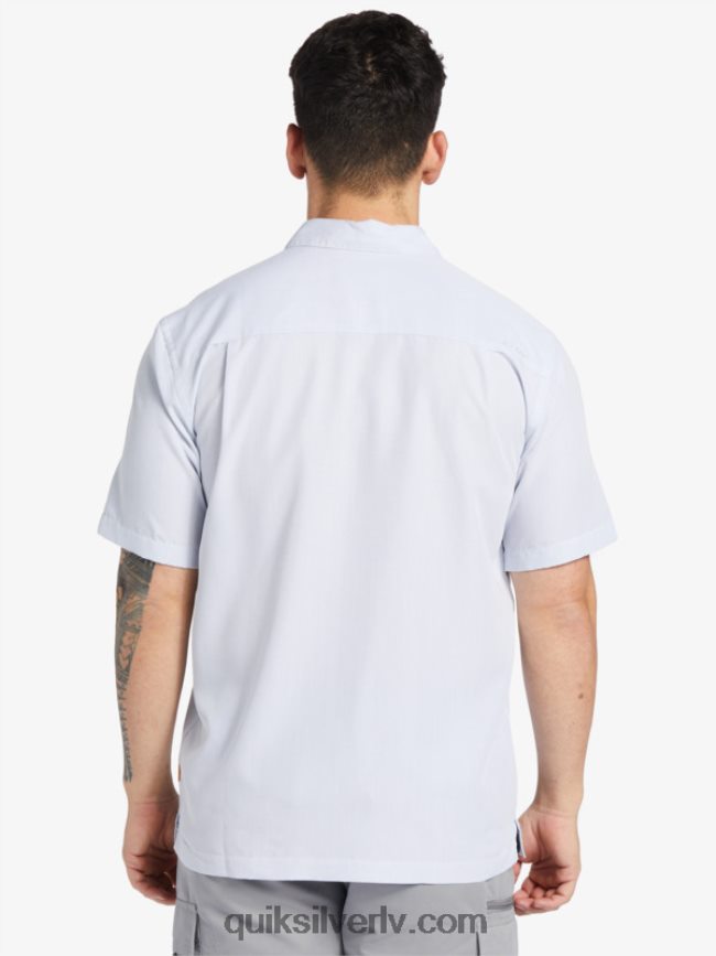 vīriešiem Quiksilver Waterman kings Cliff krekls ar īsām piedurknēm balto karaļu klints 88064R281