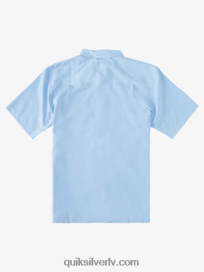 vīriešiem Quiksilver Waterman kings Cliff krekls ar īsām piedurknēm krēslas zilā karaļu klints 88064R285