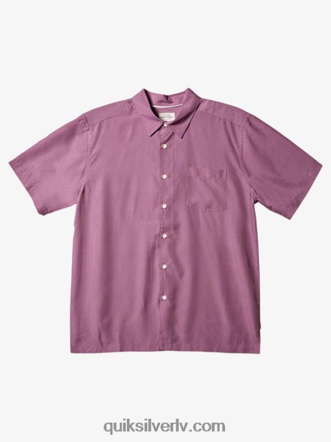 vīriešiem Quiksilver Waterman kings Cliff krekls ar īsām piedurknēm maigs, mauve Kingscliff 88064R284
