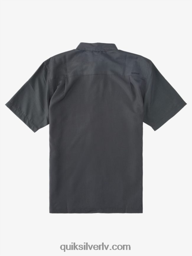 vīriešiem Quiksilver Waterman kings Cliff krekls ar īsām piedurknēm melno karaļu klints 88064R283
