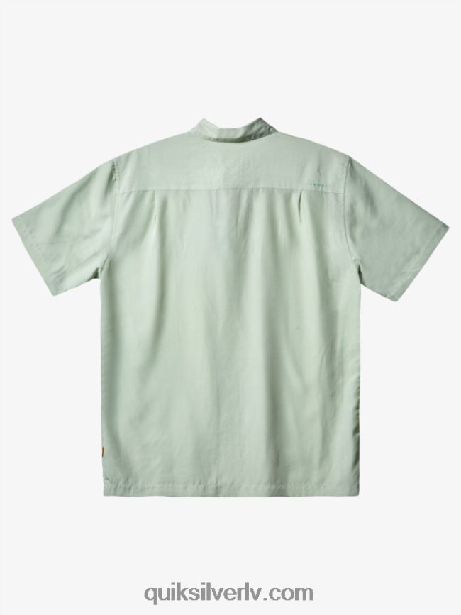 vīriešiem Quiksilver Waterman kings Cliff krekls ar īsām piedurknēm smalks zaļš Kingsklifs 88064R286