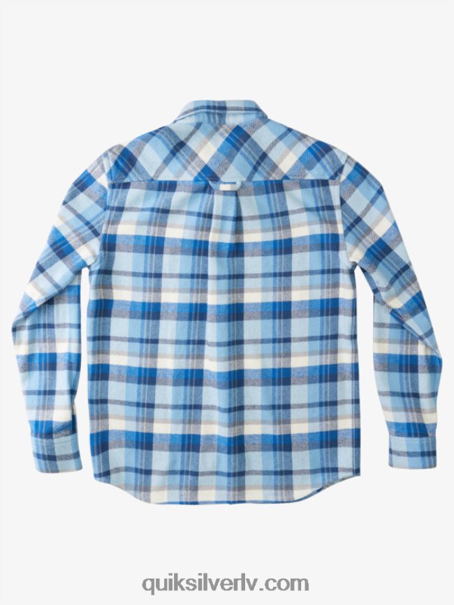 vīriešiem Quiksilver Waterman thunder komplekti flaneļa krekls ar garām piedurknēm krēslas zili pērkoni 88064R1349