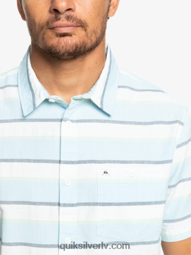 vīriešiem Quiksilver cali sunrise krekls ar īsām piedurknēm Baltais Kali saullēkts 231 88064R1206