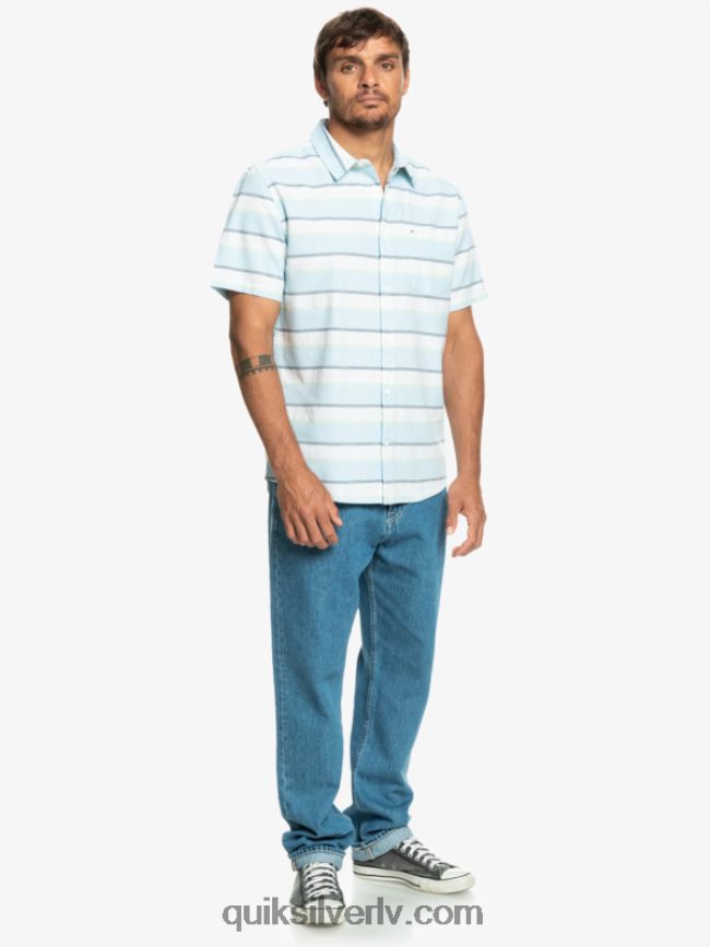 vīriešiem Quiksilver cali sunrise krekls ar īsām piedurknēm Baltais Kali saullēkts 231 88064R1206