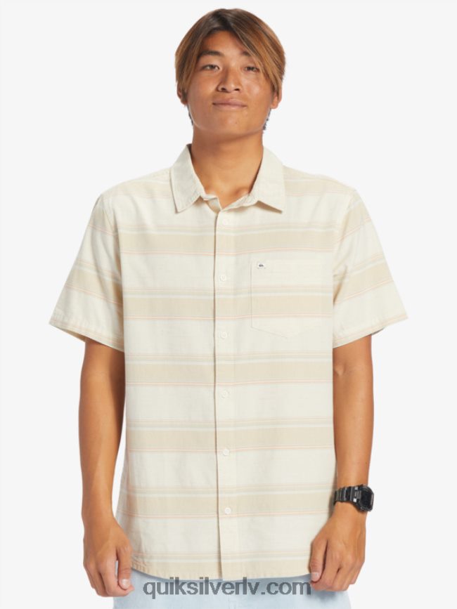 vīriešiem Quiksilver cali sunrise krekls ar īsām piedurknēm bērzs cali str 88064R445