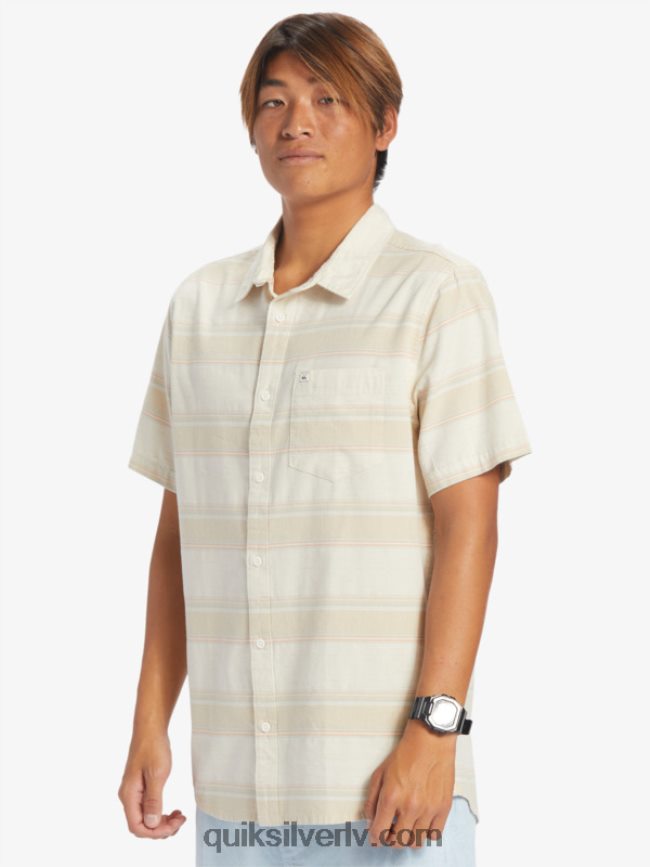 vīriešiem Quiksilver cali sunrise krekls ar īsām piedurknēm bērzs cali str 88064R445