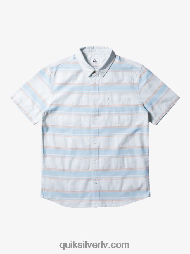 vīriešiem Quiksilver cali sunrise krekls ar īsām piedurknēm debeszils cali str 88064R447