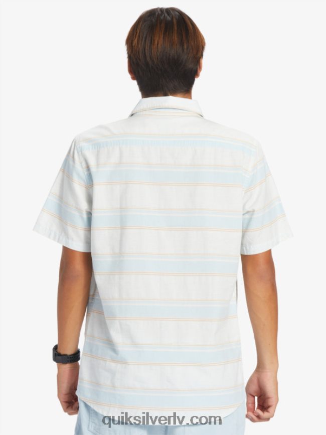 vīriešiem Quiksilver cali sunrise krekls ar īsām piedurknēm debeszils cali str 88064R447