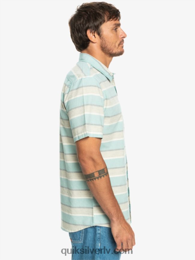 vīriešiem Quiksilver cali sunrise krekls ar īsām piedurknēm plaza taupe cali sunrise 231 88064R1207