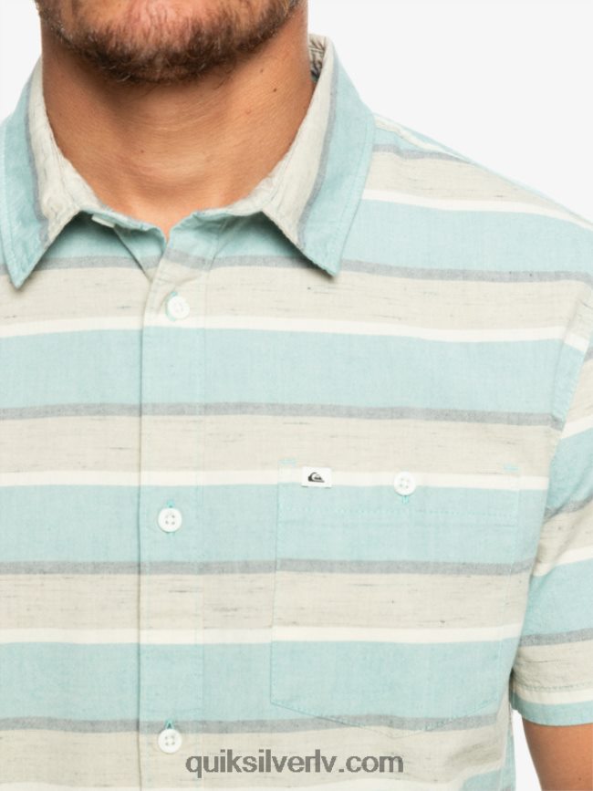 vīriešiem Quiksilver cali sunrise krekls ar īsām piedurknēm plaza taupe cali sunrise 231 88064R1207