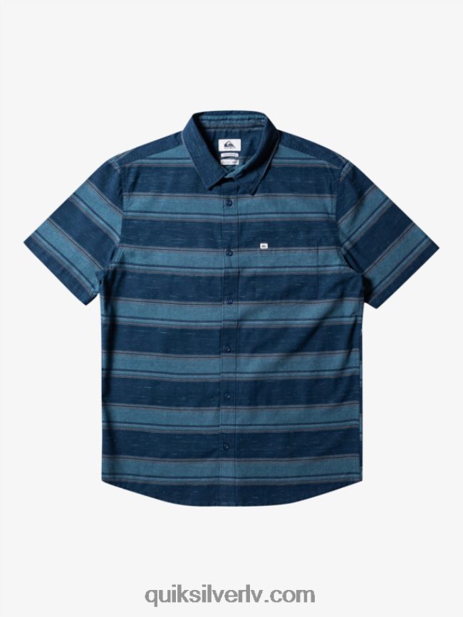 vīriešiem Quiksilver cali sunrise krekls ar īsām piedurknēm pusnakts flotes cali str 88064R446