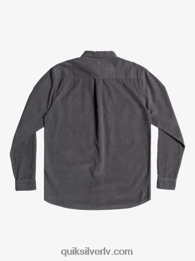 vīriešiem Quiksilver dūmu takas krekls ar garām piedurknēm dzelzs vārti 88064R1223