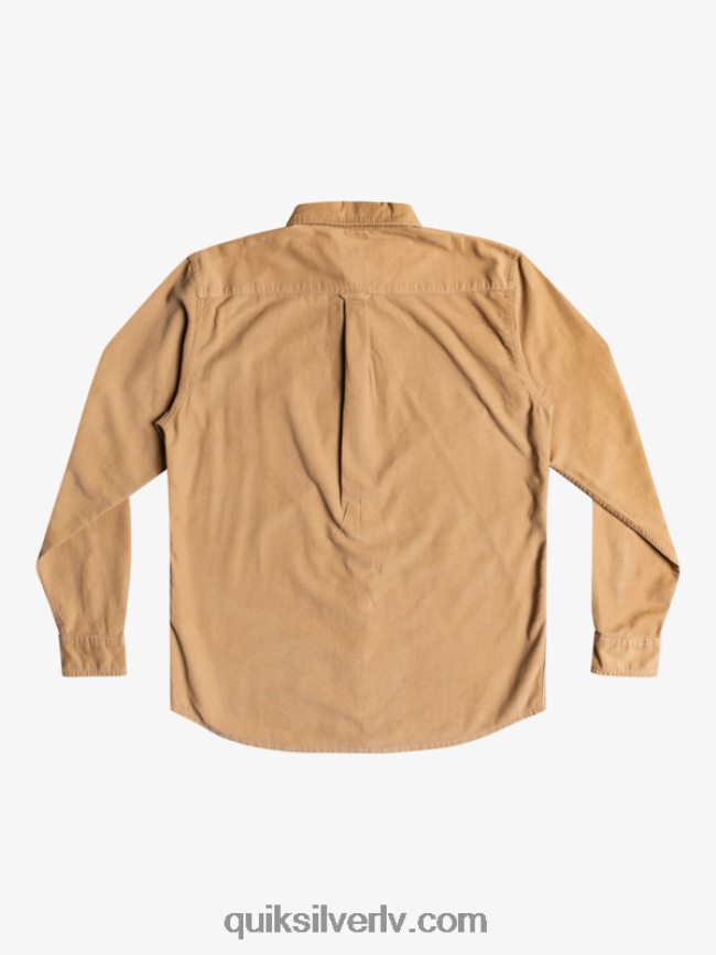 vīriešiem Quiksilver dūmu takas krekls ar garām piedurknēm tanīns 88064R1224