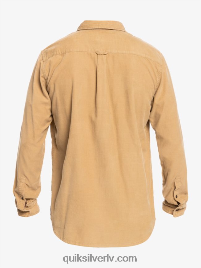 vīriešiem Quiksilver dūmu takas krekls ar garām piedurknēm tanīns 88064R1224