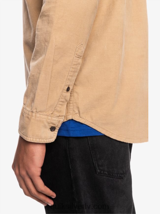 vīriešiem Quiksilver dūmu takas krekls ar garām piedurknēm tanīns 88064R1224